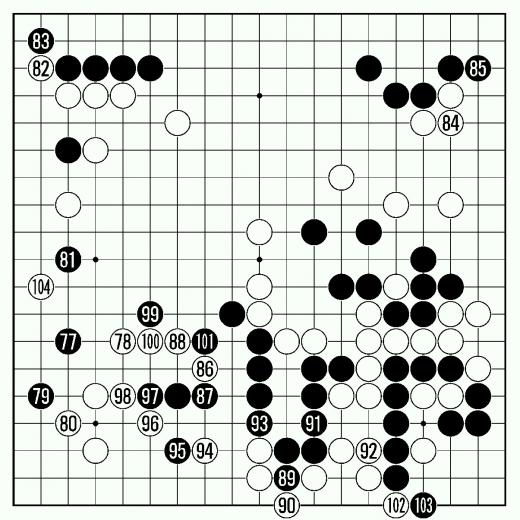 [제16기 비씨카드배 신인왕전-본선 2회전] 실리파 기사의 강력한 공격력