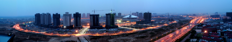 허난성 정저우시 개발구.