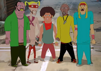 ‘아치와 씨팍’의 ‘일심파’ 목소리를 오인용이 맡았다.