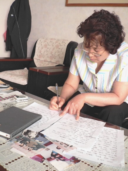 탈북을 시도하다 중국 공안에 잡혀 북한에 보내진 국군포로 한만택씨의 조카 며느리 심정옥씨.