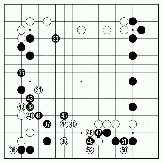 [제16기 비씨카드배 신인왕전-준결승 1국] 강력하게 반발하다