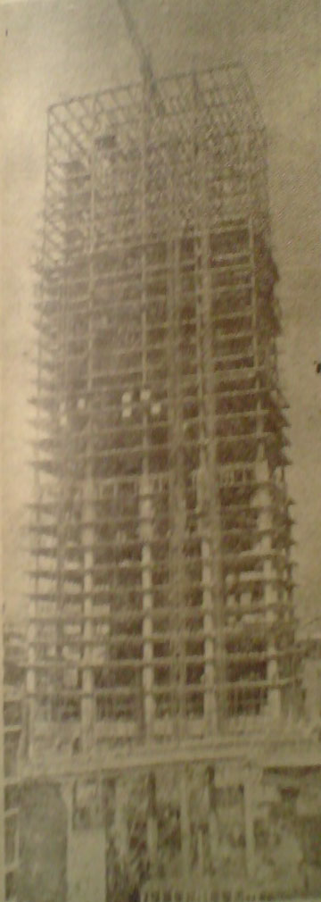 올 3·1절에 착공, 내년 3·1절에 완공예정인 31층의 새건물 3·1로「빌딩」