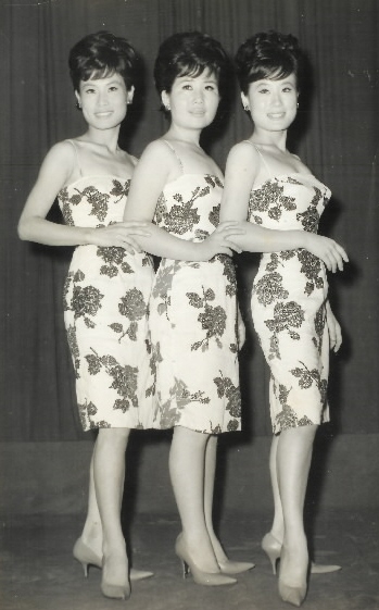 이시스터즈 초기 멤버(좌로부터 김천숙, 이정자, 김명자씨). 