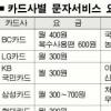신용카드 문자서비스 ‘말뿐인 서비스’