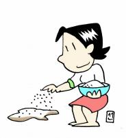 [생활의 지혜] 마룻바닥에 엎지른 기름은