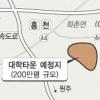 홍천 동면 200만평에 대학타운