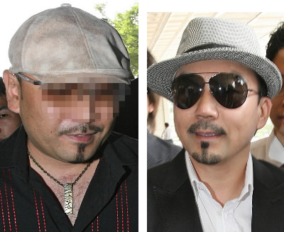 임모씨(왼쪽)·가수 박상민(오른쪽)