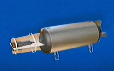 러시아군이 11일 개발에 성공했다고 발표한 세계에서 가장 강력한 공중폭발대형폭탄의 이미지 사진. 러시아 채널1TV AP 특약