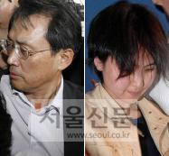 변양균 전 청와대 정책실장(왼쪽)과 신정아씨. 서울신문 포토라이브러리