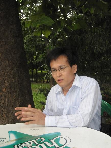 탈북자 출신 북한 경제학자인 김병욱씨가 3일 남북정상회담에 대한 소회를 밝히고 있다. 