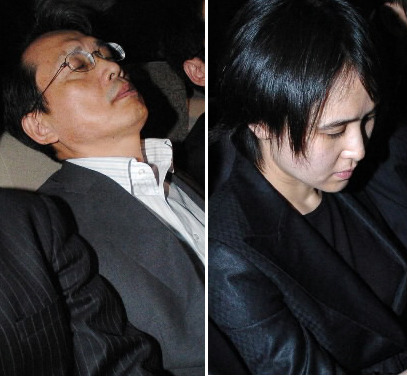 구치소로 11일 구속영장이 발부된 변양균(왼쪽 사진) 전 청와대 정책실장과 신정아(오른쪽 사진) 전 동국대 교수가 서울 영등포구치소로 가기 위해 차에 오르고 있다. 정연호기자 tpgod@seoul.co.kr