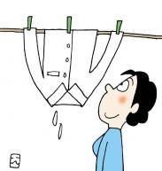 [생활의 지혜] 거꾸로 말리면 다림질 안 해도 된다