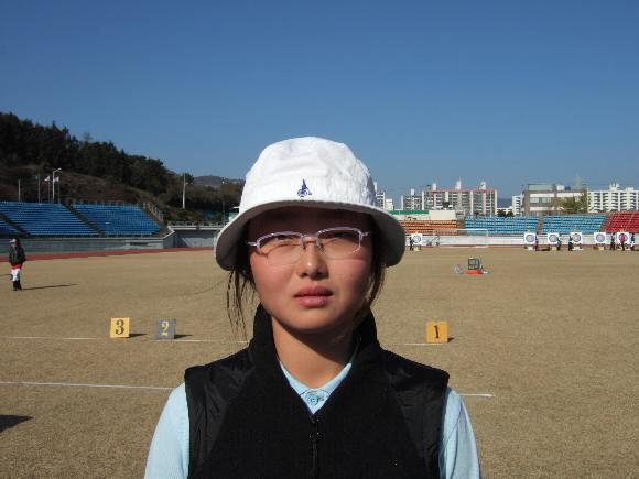 여중생 궁사 곽예지양