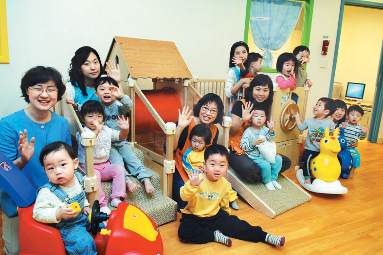 LG전자가 지난해 9월 서울 가산동 휴대전화연구소에 세운 사내 보육시설. LG전자 제공