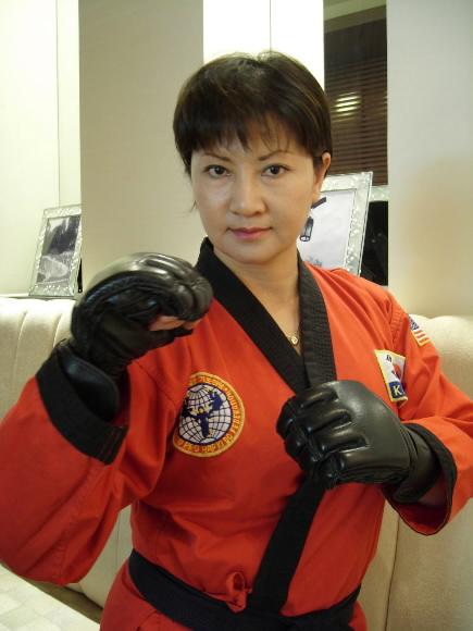 여자 이종격투기 세계챔피언 심영희씨