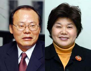 남주홍 통일부장관 후보자(왼쪽) 박은경 환경부장관 후보자