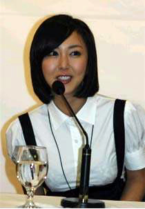 31일 서울 외신기자클럽에서 열린 ‘도시괴담 데자뷰 시즌3’ 제작보고회에 참석한 슈. 온미디어 제공