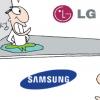 삼성·LG “상대 안방광고판 점령”