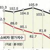 소비자 기대지수 급락