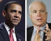 버락 오바마(왼쪽), 매케인  AP 연합뉴스