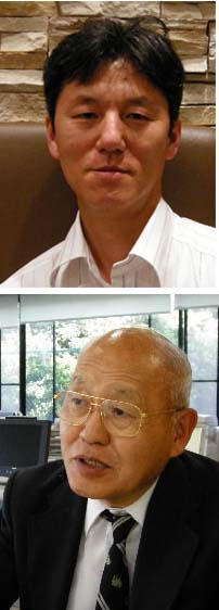 이수철 일본 메이죠대학 교수(사진 위)·가와사키 에코타운 사무국장