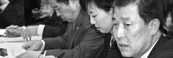 6일 국회 외교통상위원회에서 열린 한·미 FTA 당정 태스크포스 회의에서 황진하(오른쪽) 의원 등이 버락 오바마 후보의 미국 대통령 당선에 따른 대책을 논의하고 있다. 연합뉴스