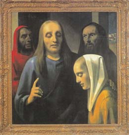 판 메헤렌이 베르메르의 작품으로 위조한 ‘그리스도와 회개하는 여인’.