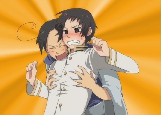 일본의 가슴을 만지는 ‘헤타리아’의 한국 캐릭터