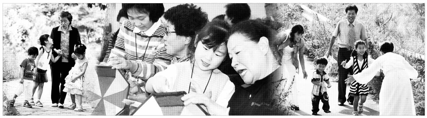 경기침체로 맞벌이 부부가 늘어나면서 손자 양육 문제를 놓고 부모와 자식 사이에 마찰을 빚는 사례가 급증하고 있다. 일부 노인들은 어쩔 수 없이 손자를 떠맡았다가 우울증에 걸리기도 한다. 사진은 손자와 함께 시간을 보내는 노인들.  서울신문 포토라이브러리