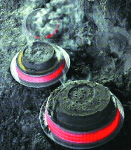 전통 가마솥의 크기를 줄여 가정에서 손쉽게 사용할 수 있는 미니 가마솥.