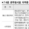 公試 자격증 가산점 대폭 낮춘다