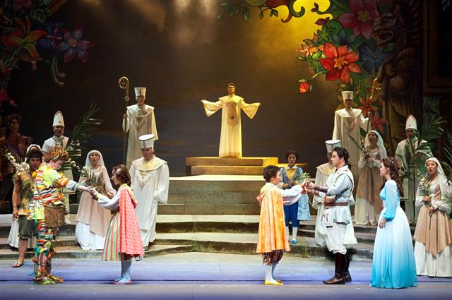 예술의전당 토월극장에서 새달 1~16일에 열리는 오페라 ‘마술피리’의 한 장면. 예술의전당 제공