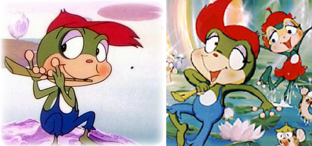 1980년대 선풍적인 인기를 끌었던 애니메이션 ‘개구리 왕눈이’.