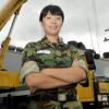 100t 기중기 다루는 해군 첫 女기사 탄생