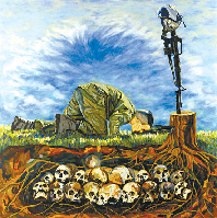 세오작 ‘안녕 나의 친구여’ 250x250㎝, 2009 