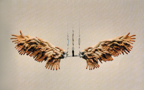 최수앙 작품‘날개’, 48×172×56㎝, 2009.  