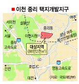 이천시 중리동 택지지구 지정