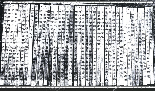 17년 만에 실물 존재가 확인된 평양시 낙랑구역의 죽간논어.  이성시 일본 와세다대 교수 제공