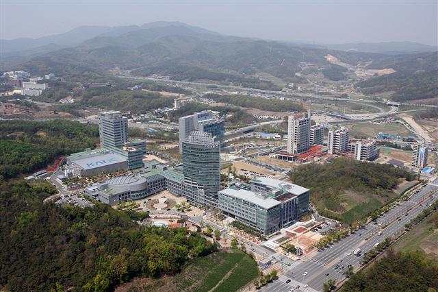 수도권 바이오산업 벨트의 한 축을 형성하는 수원 광교테크노밸리. 경기도 제공