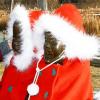 살곶이공원 남매상 산타클로스 ‘변신’