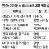 전남 올해 레포츠대회 러시