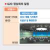 [G20 정상회의/1박2일 체류 생중계] 환영리셉션→코엑스 세션회의→업무오찬→결과브리핑