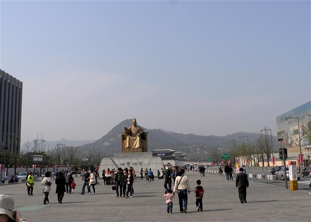 서울시 광화문 광장