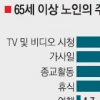 노인 휴일 여가활동 현주소…“TV 시청” 43% 1위 가사·종교활동 뒤이어