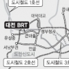 대전 도심 BRT 노선 확정