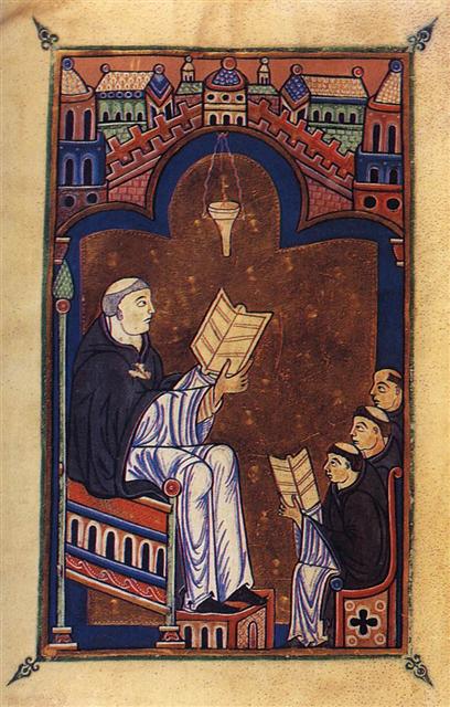 12세기 수도사 성 빅토르 휴그와 책 읽기