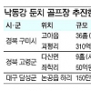 낙동강 둔치 골프장 불법추진 논란