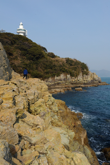 여수의 대표 명소 오동도.