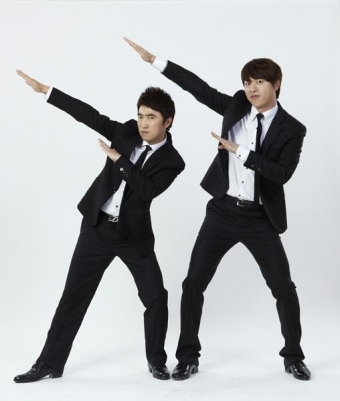 장동민(왼쪽), 유상무. <br>tvN 제공
