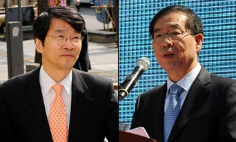 곽노현(왼쪽)·박원순